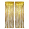 Buy Decorations Gold, Matte Collection, Foil Fringe Curtain, 2 Count sold at Party Expert