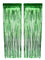 WIDE OCEAN INTERNATIONAL TRADE BEIJING CO., LTD Decorations Green Foil Fringe Curtain, 2 Count 810064199981