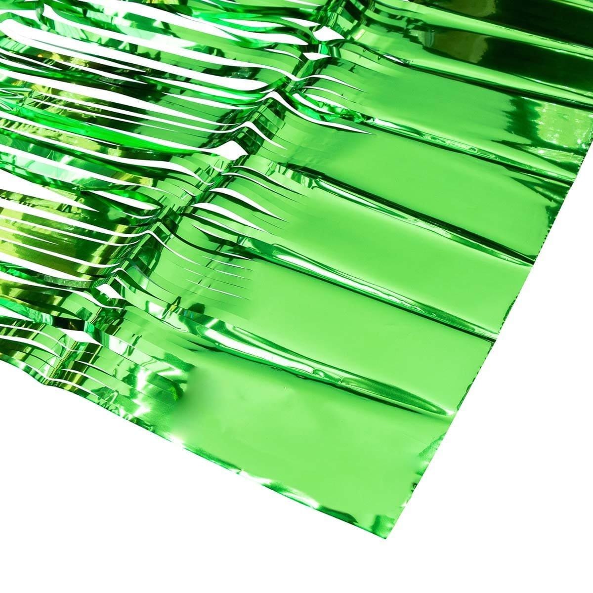Red, Silver, And Green Foil Fringe – Pack Of 6, Perfect For Party Decorations And Crafts