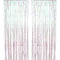 WIDE OCEAN INTERNATIONAL TRADE BEIJING CO., LTD Decorations Iridescent Foil Fringe Curtain, 2 Count 810077650042