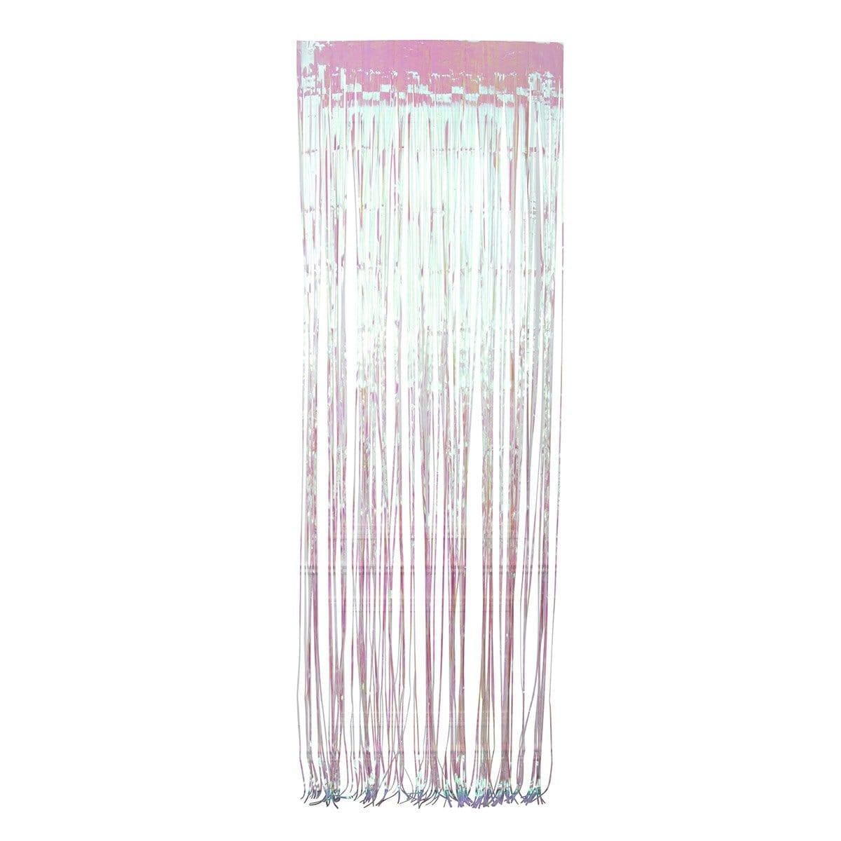 Buy Decorations Iridescent Foil Fringe Curtain sold at Party Expert