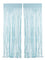 WIDE OCEAN INTERNATIONAL TRADE BEIJING CO., LTD Decorations Light Blue Pastel Foil Fringe Curtain, 2 Count 810077650110