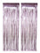 WIDE OCEAN INTERNATIONAL TRADE BEIJING CO., LTD Decorations Light Pink Foil Fringe Curtain, 2 Count 810077650028