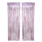 Buy Decorations Light Pink, Matte Collection, Foil Fringe Curtain, 2 Count sold at Party Expert