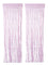 WIDE OCEAN INTERNATIONAL TRADE BEIJING CO., LTD Decorations Pastel Light Pink Foil Fringe Curtain, 2 Count 810077650103