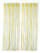 WIDE OCEAN INTERNATIONAL TRADE BEIJING CO., LTD Decorations Pastel Rainbow, Macaroon Collection, Foil Fringe Curtain, 2 Count 810077650158