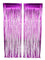 WIDE OCEAN INTERNATIONAL TRADE BEIJING CO., LTD Decorations Purple Foil Fringe Curtain, 2 Count 810064199998