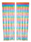 WIDE OCEAN INTERNATIONAL TRADE BEIJING CO., LTD Decorations Rainbow, Macaroon Collection, Foil Fringe Curtain, 2 Count 810077650141