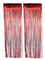 WIDE OCEAN INTERNATIONAL TRADE BEIJING CO., LTD Décorations Red Foil Fringe Curtain, 2 Count 810064199974