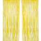WIDE OCEAN INTERNATIONAL TRADE BEIJING CO., LTD Decorations Yellow Pastel Foil Fringe Curtain, 2 Count 810077650134
