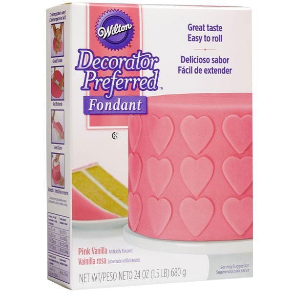 Buy Cake Supplies Decorator Fondant - Pink 24 oz sold at Party Expert