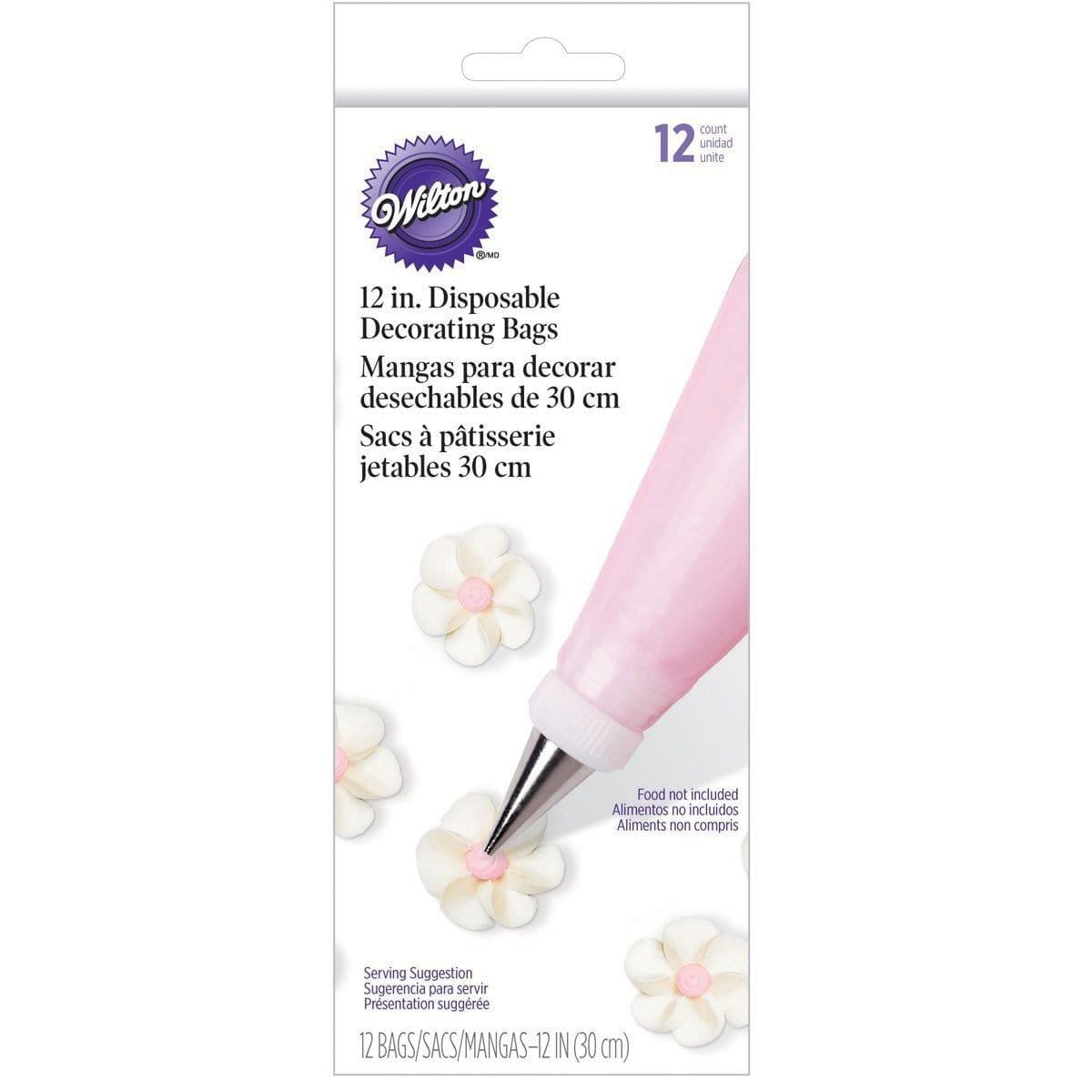 Buy Cake Supplies Disposable Icing Bags 12 in. 12/pkg sold at Party Expert