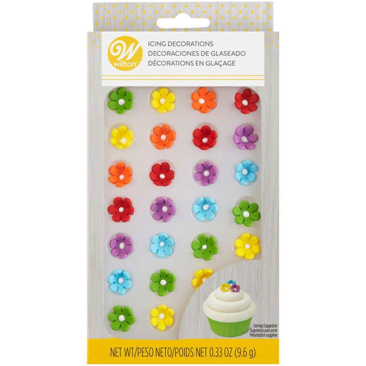 Buy cake Supplies Mini Daisy Royal Icing Decorations sold at Party Expert