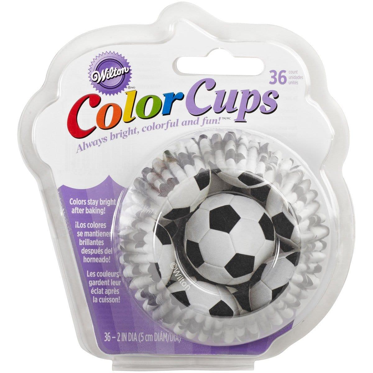 Buy Cake Supplies Soccer - Baking Cups 36/pkg sold at Party Expert