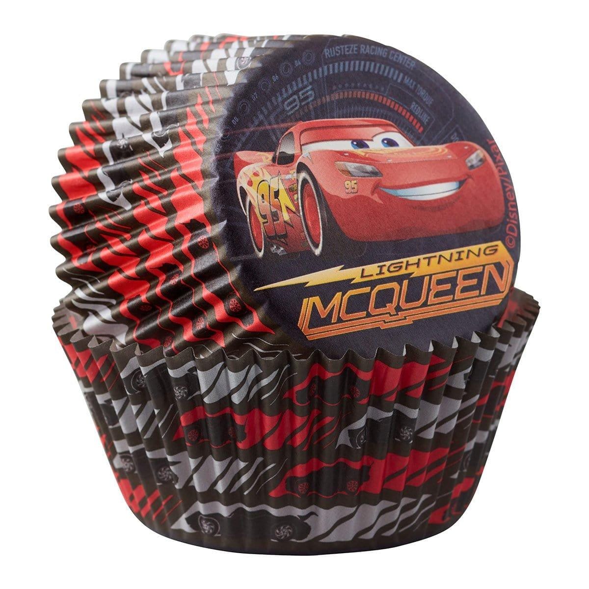 Buy Kids Birthday Cars 3 baking cups, 50 per package sold at Party Expert