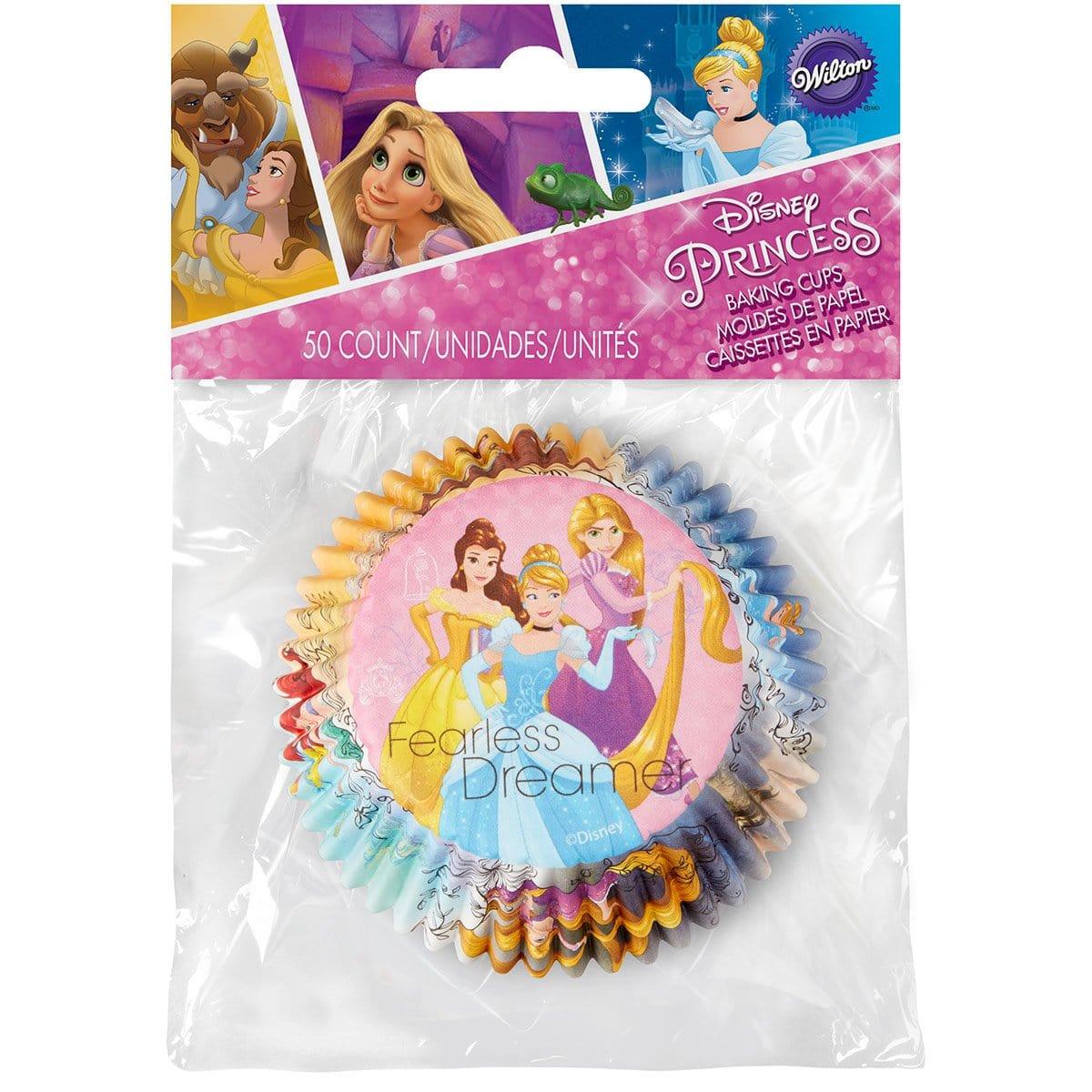 Buy Kids Birthday Disney Princesses baking cups, 50 per package sold at Party Expert