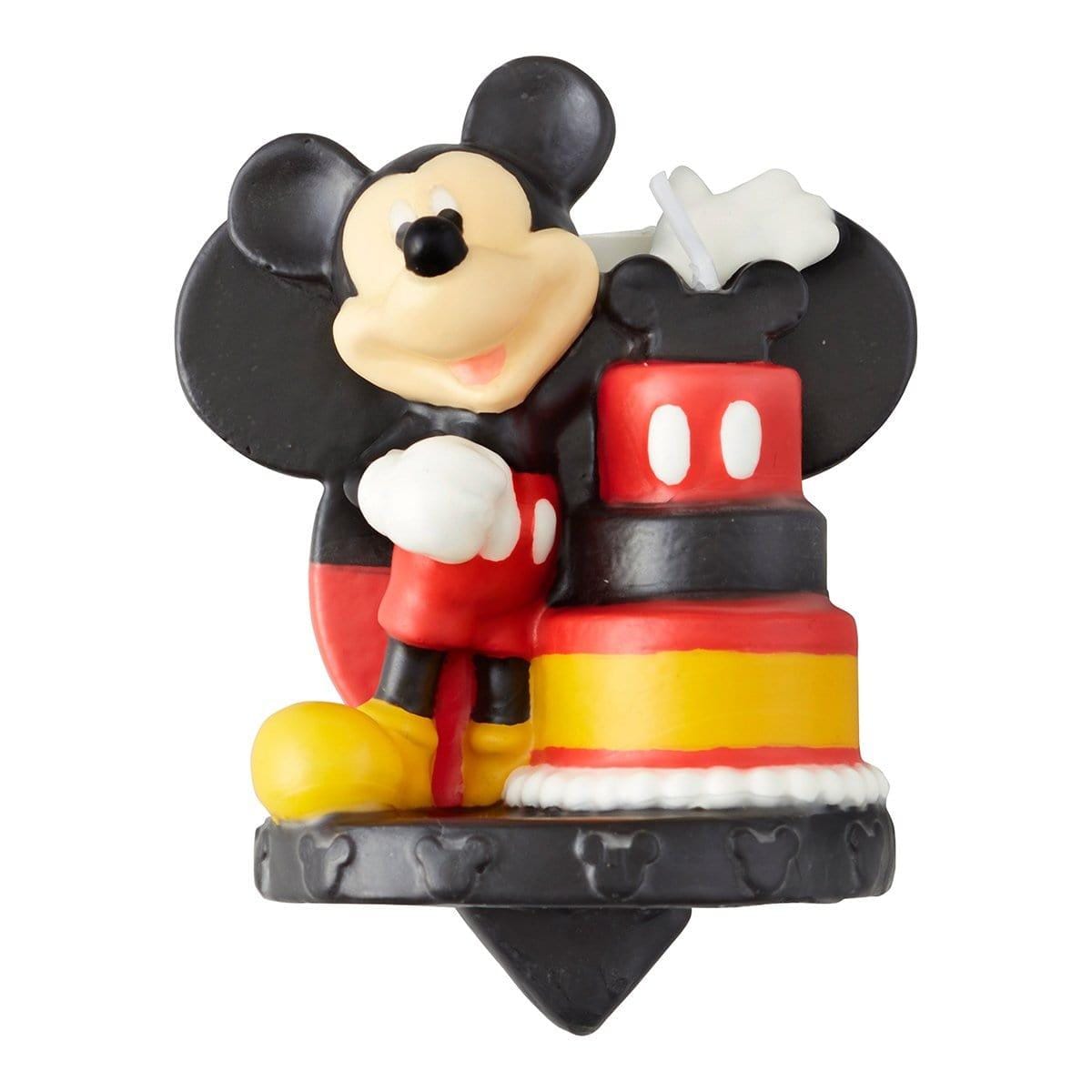 Buy Kids Birthday Mickey Mouse with cake candle sold at Party Expert