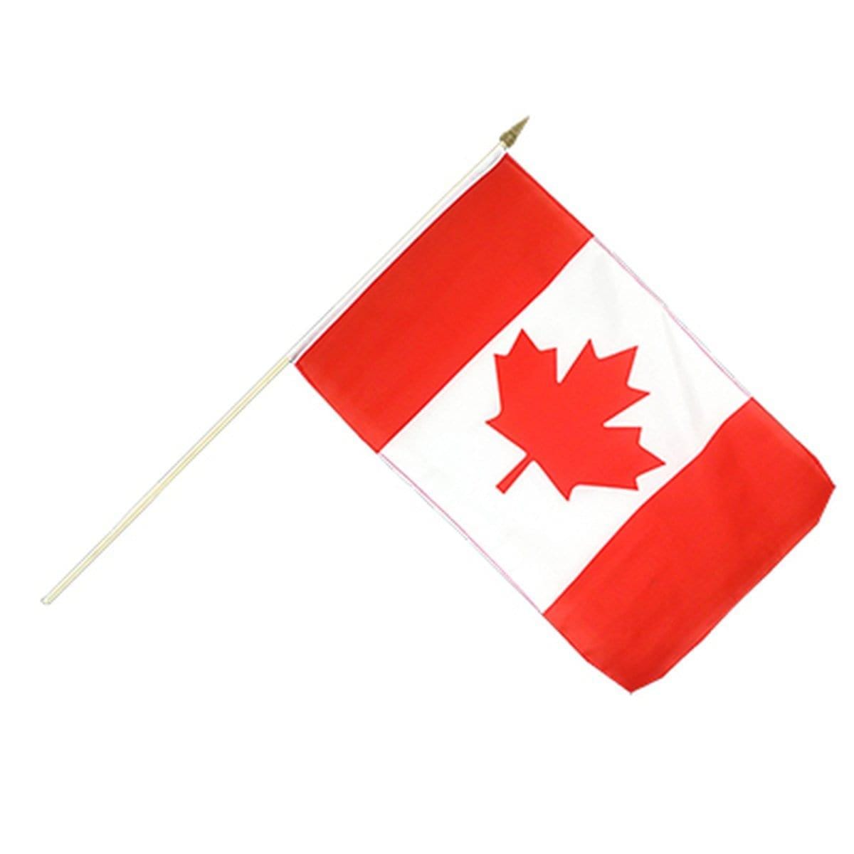 Buy Canada Day Canada - Flag 12 X 18 In. sold at Party Expert