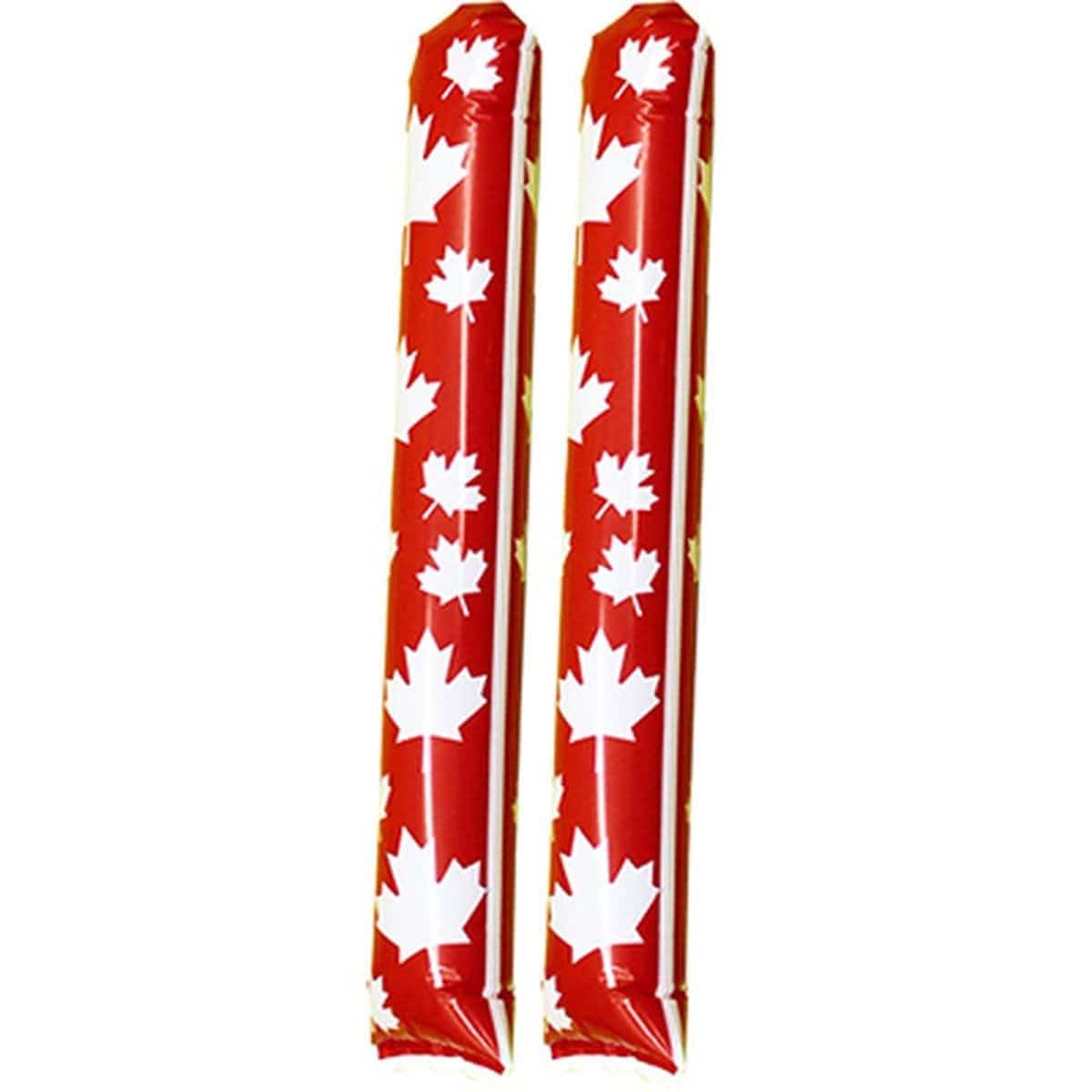 Buy Canada Day Inflatable Rally Sticks 2/pkg sold at Party Expert