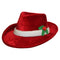 Buy Christmas Velvet Fedora Hat - Red sold at Party Expert