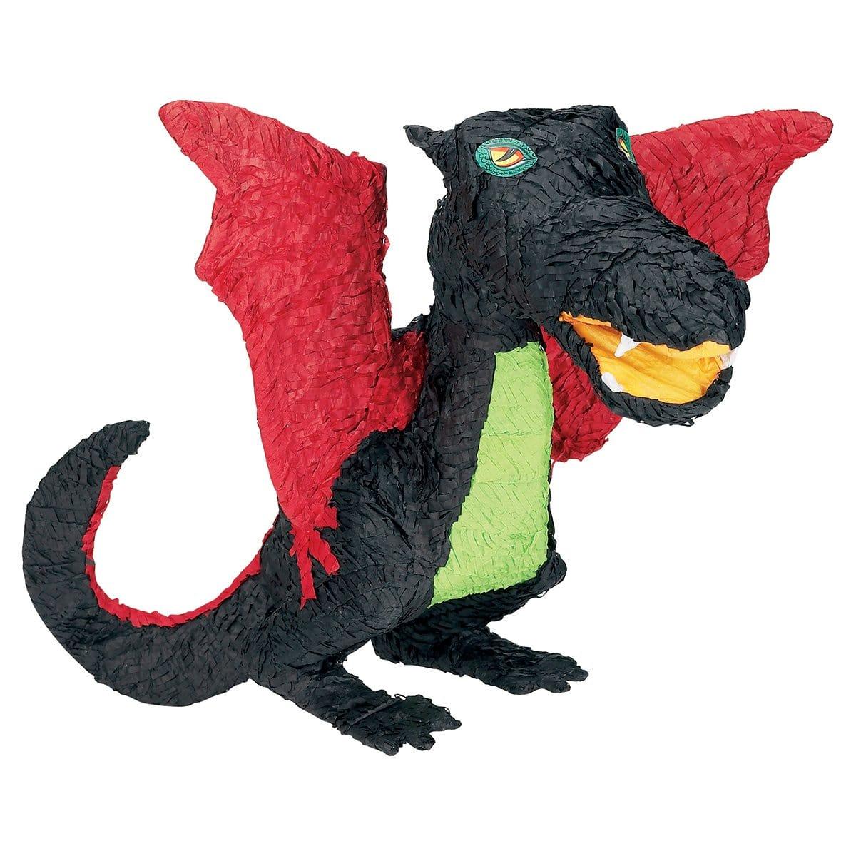 Buy Pinatas Black Dragon Piñata sold at Party Expert