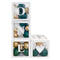 Yiwu PaiJing Import & Export Co., Ltd Baby Shower White Self-Adhesive "One" Letter Kit for Balloon Boxes, 4 Count
