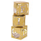 Yiwu PaiJing Import & Export Co., Ltd Eid Eid Celebration Gold Boxes with LED Lights, Set of 3 Boxes 810120710143