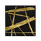 Buy Everyday Entertaining Beverage Napkins - Black & Gold - 16/Pk sold at Party Expert