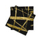 Buy Everyday Entertaining Beverage Napkins - Black & Gold - 16/Pk sold at Party Expert