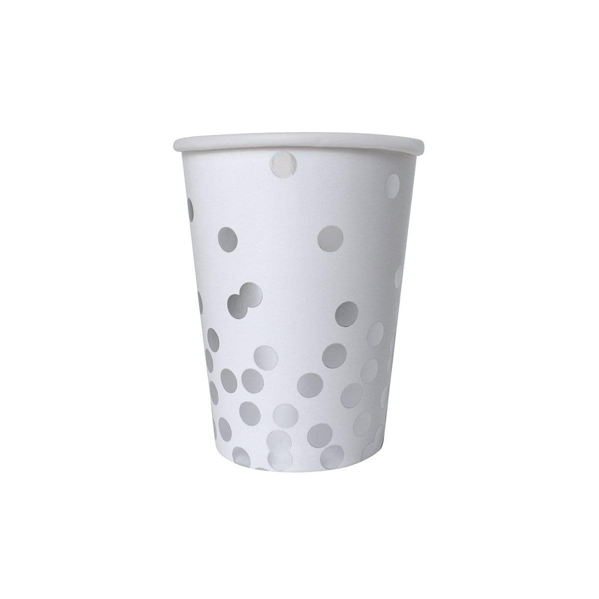 Buy Everyday Entertaining Confetti Cups 9 Oz. 8/Pkg - Silver sold at Party Expert