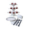 Buy Cake Supplies Cake Stand 3 Tiers - Metallic Silver sold at Party Expert