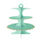 YIWU SANDY PAPER PRODUCTS CO., LTD Everyday Entertaining Cupcake Stand 3 Tiers, Mint Green