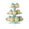 YIWU SANDY PAPER PRODUCTS CO., LTD Everyday Entertaining Cupcake Stand 3 Tiers, Mint Green