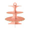 YIWU SANDY PAPER PRODUCTS CO., LTD Everyday Entertaining Cupcake Stand 3 Tiers, Orange