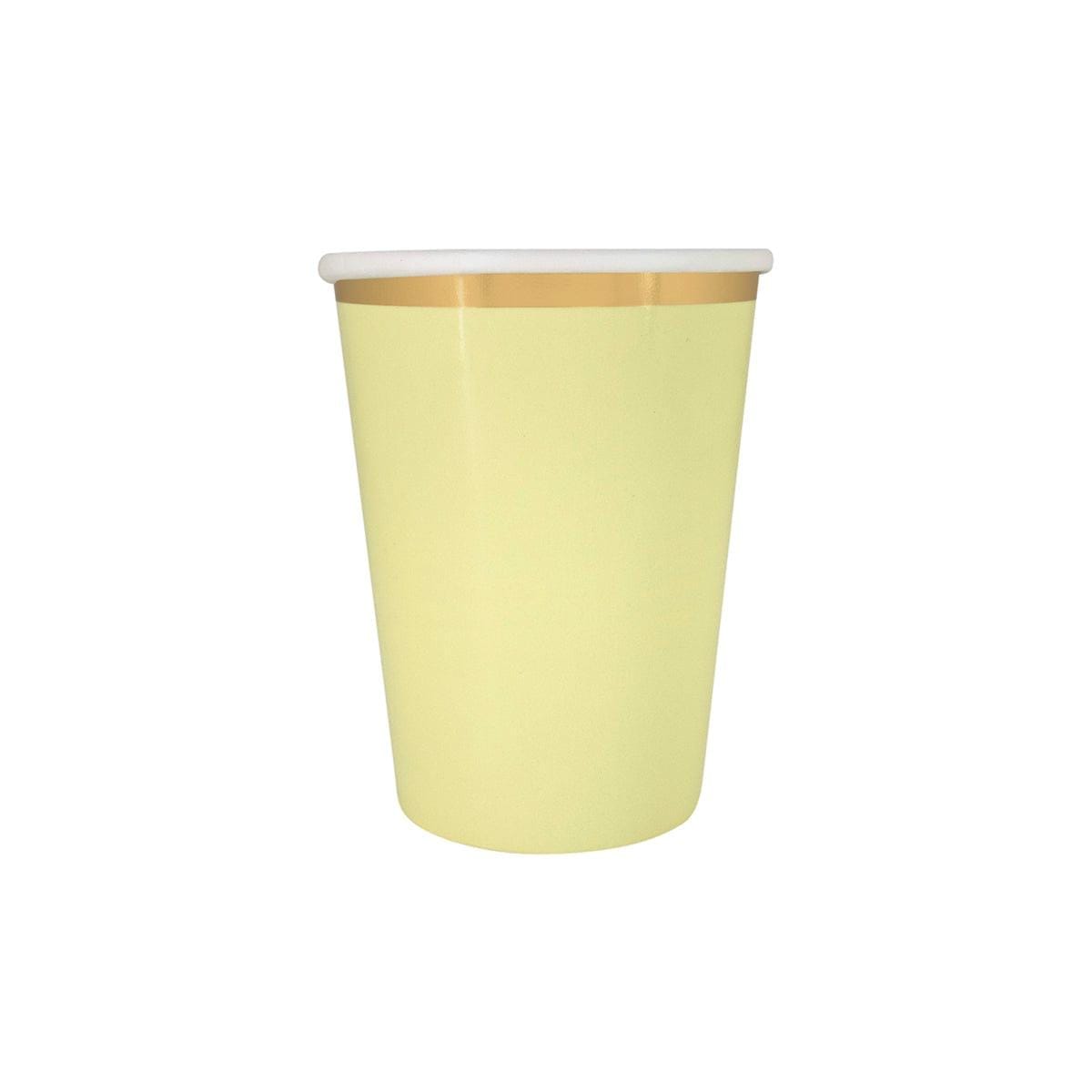 YIWU SANDY PAPER PRODUCTS CO., LTD Everyday Entertaining Cups Yellow, 9 Oz, 8 Count