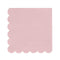 YIWU SANDY PAPER PRODUCTS CO., LTD Everyday Entertaining Flower Edge Light Pink Lunch Napkins, 16 Count