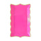 YIWU SANDY PAPER PRODUCTS CO., LTD Everyday Entertaining Hot Pink Rectangular Trays, 9 Inches, 4 Count