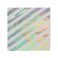 YIWU SANDY PAPER PRODUCTS CO., LTD Everyday Entertaining Iridescent Beverage Napkins, 16 Count