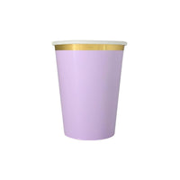 YIWU SANDY PAPER PRODUCTS CO., LTD Everyday Entertaining Lavender Cups, 9 Oz, 8 Count