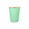 YIWU SANDY PAPER PRODUCTS CO., LTD Everyday Entertaining Mint Green Cups, 9 Oz, 8 Count