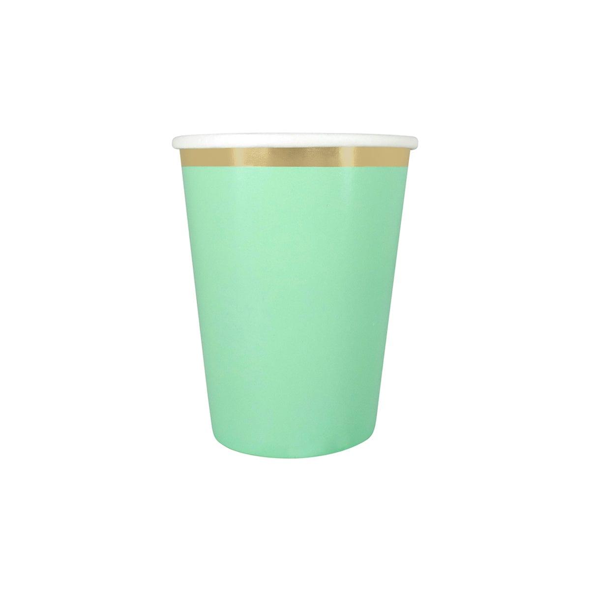 YIWU SANDY PAPER PRODUCTS CO., LTD Everyday Entertaining Mint Green Cups, 9 Oz, 8 Count