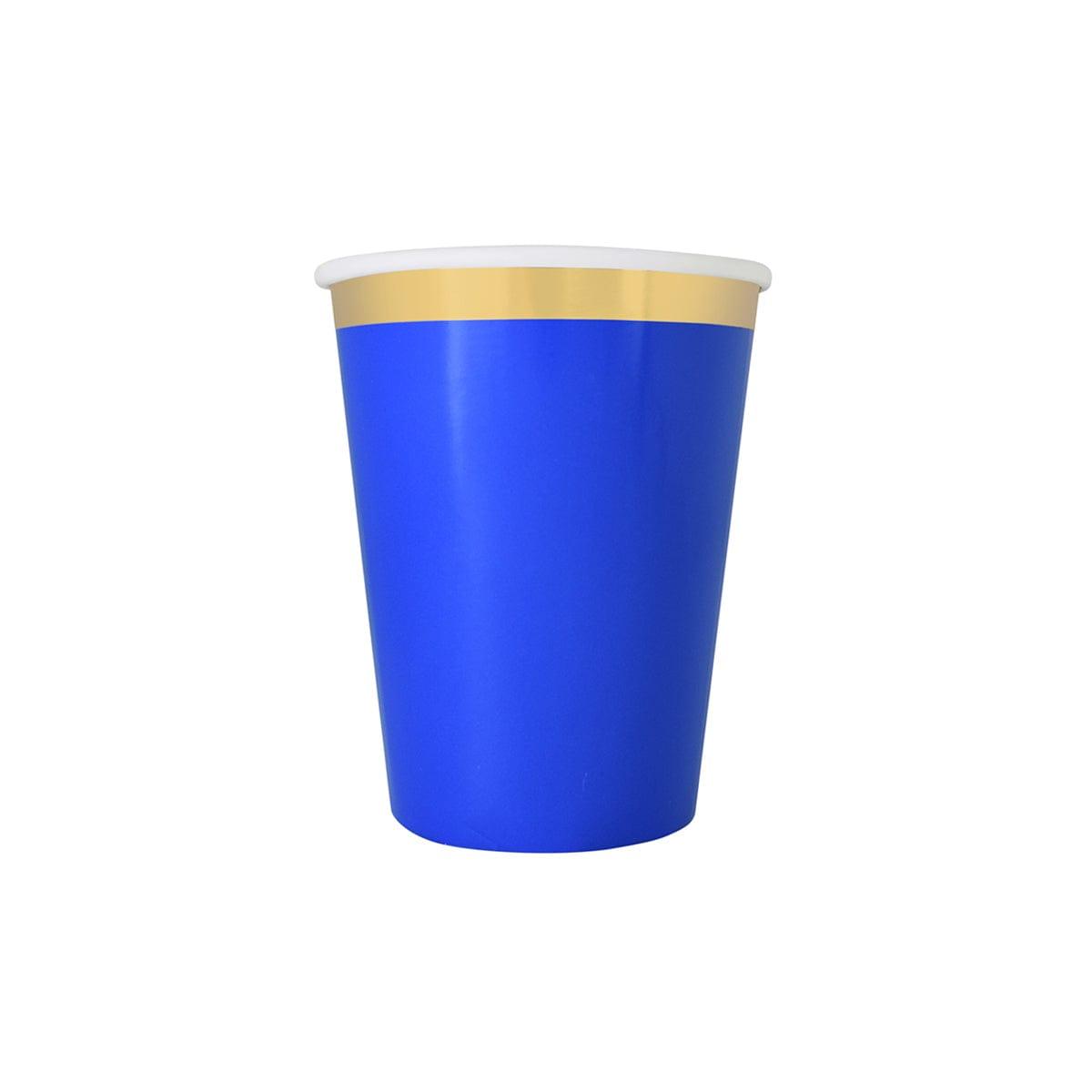 YIWU SANDY PAPER PRODUCTS CO., LTD Everyday Entertaining Royal Blue Cups, 9 Oz, 8 Count