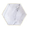 YIWU SANDY PAPER PRODUCTS CO., LTD Everyday Entertaining White Marble Plates, 7 Inches, 8 Count 810077651117